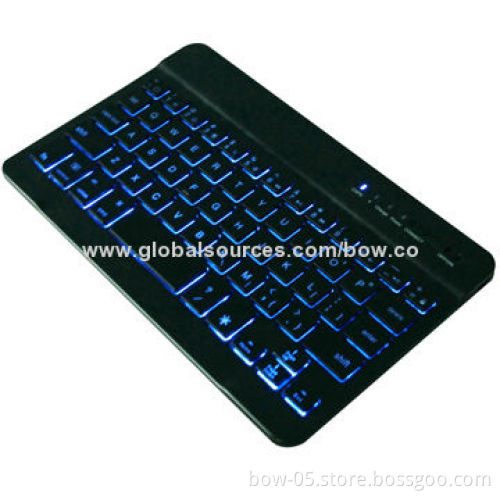 7-color Changing Back-light Universal Bluetooth Keyboard for 7-inch Tablets, Android/Windows/iOSNew